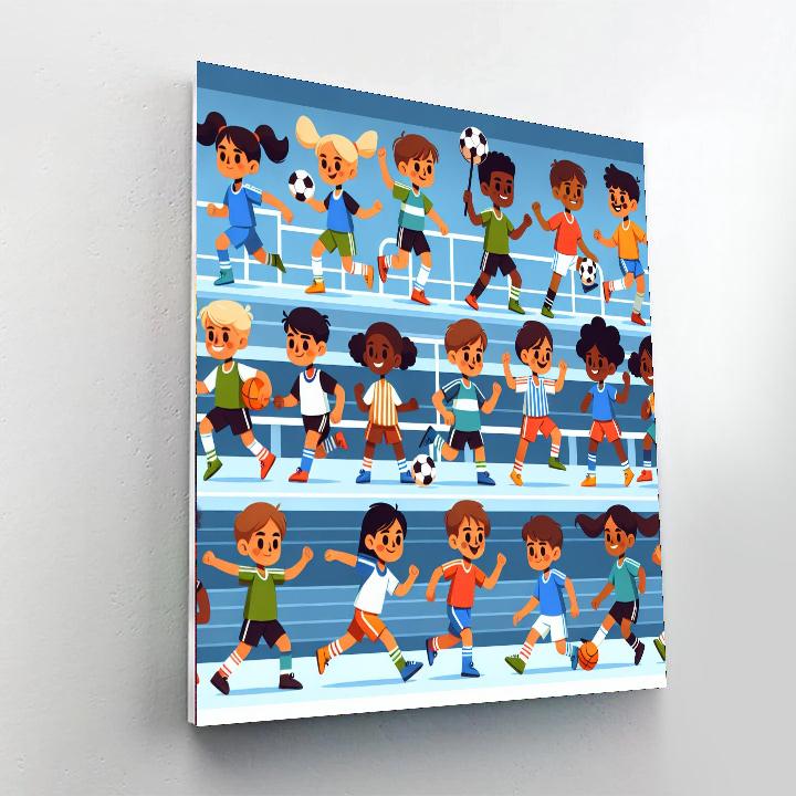 Superstar Sports Arena Numbered Painting Kits
