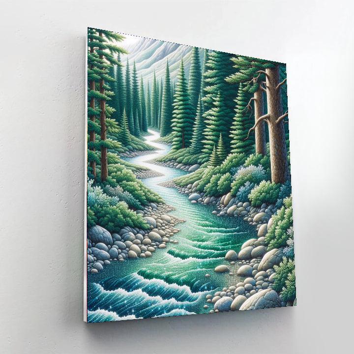 Mountain Creek Tranquility Paint By Number