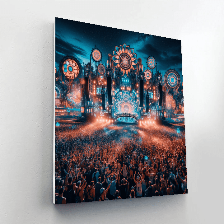 Electric Daisy Carnival - Las Vegas Paint By Color