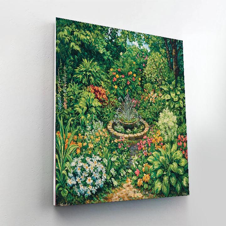 Botanical Illustration Style Inspired Botanical Oasis  Paint By Numbers Kits