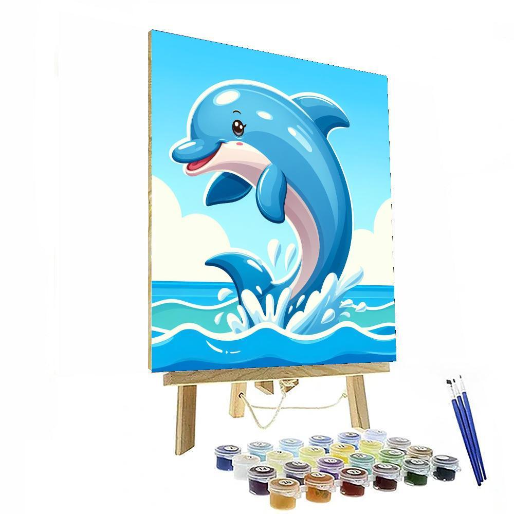 Delightful Dolphin Numbered Painting Kits