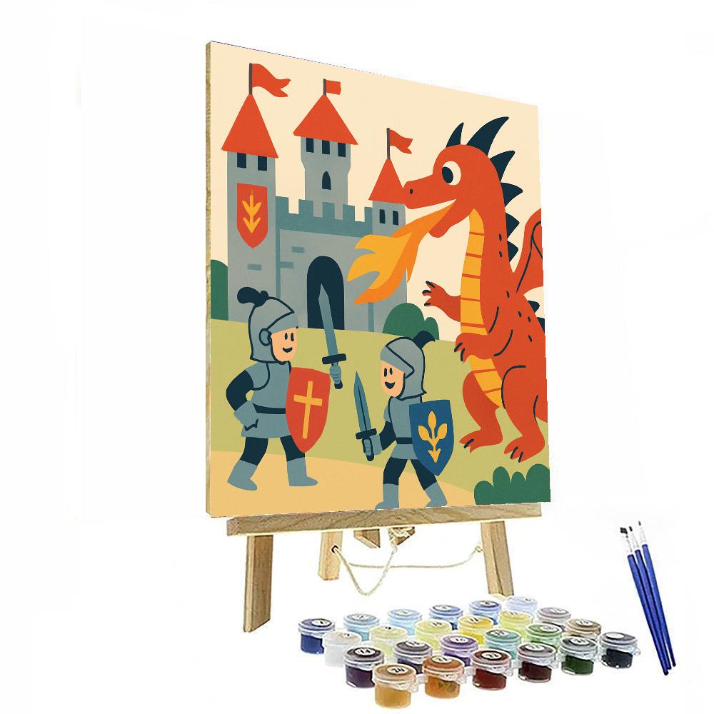 Knights And Castles Adventure Numbered Painting Kits