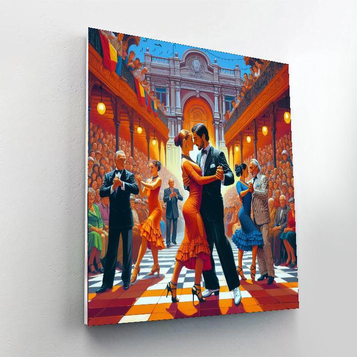 Festival Internacional De Tango - Buenos Aires Number Painting