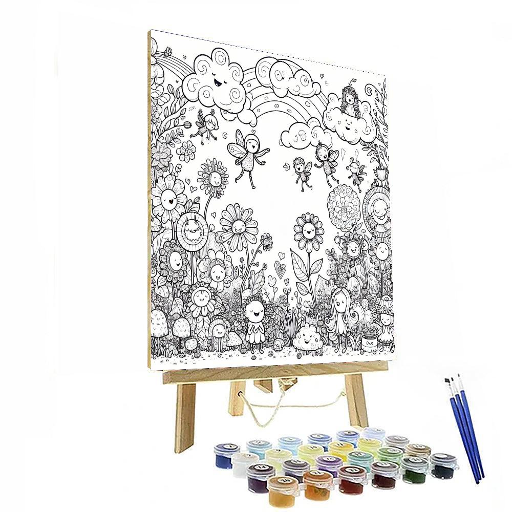 Adventurers In Wonderland Number Painting