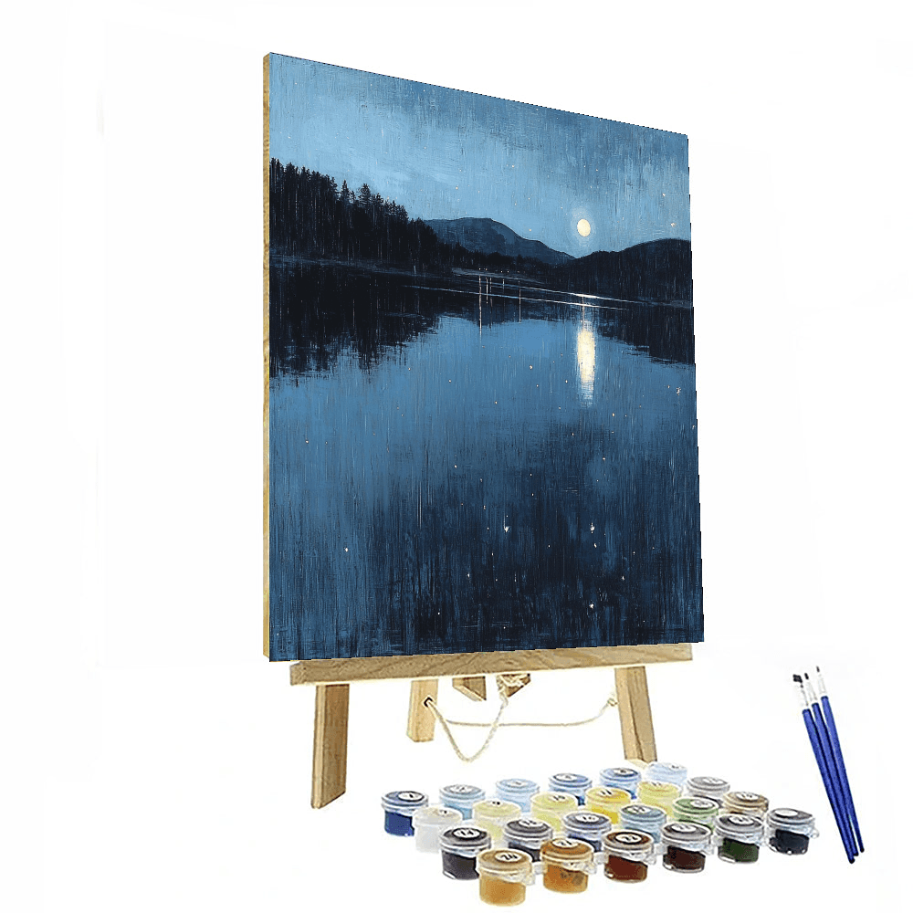 Whistler Inspired Nocturnal Reflections - DIY Painting By Numbers Kit