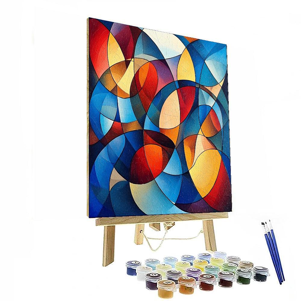 Paul Klee Inspired Harmonic Whirl Of Colors  Paint By Color