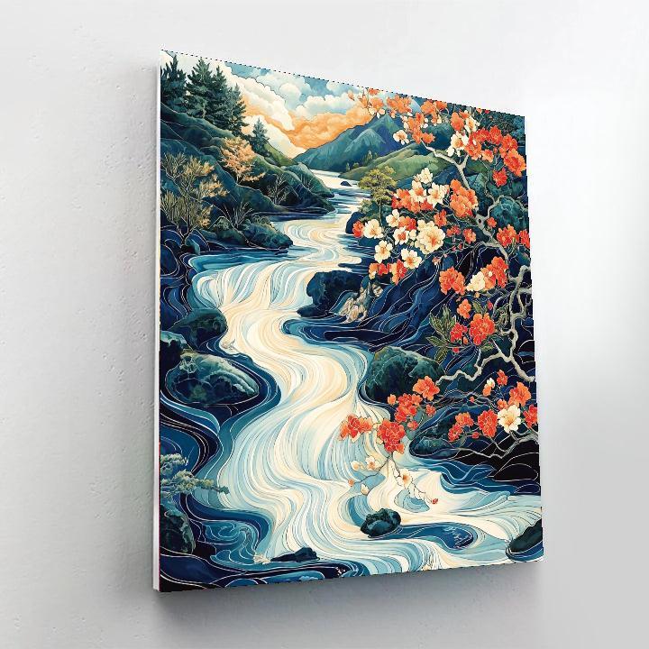 Alphonse Mucha Inspired Dreamscape Of Ornamental Grace  Paint By Numbers Kits