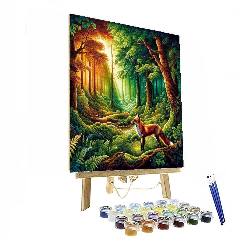 Fox Woodland Grace Paint By Number