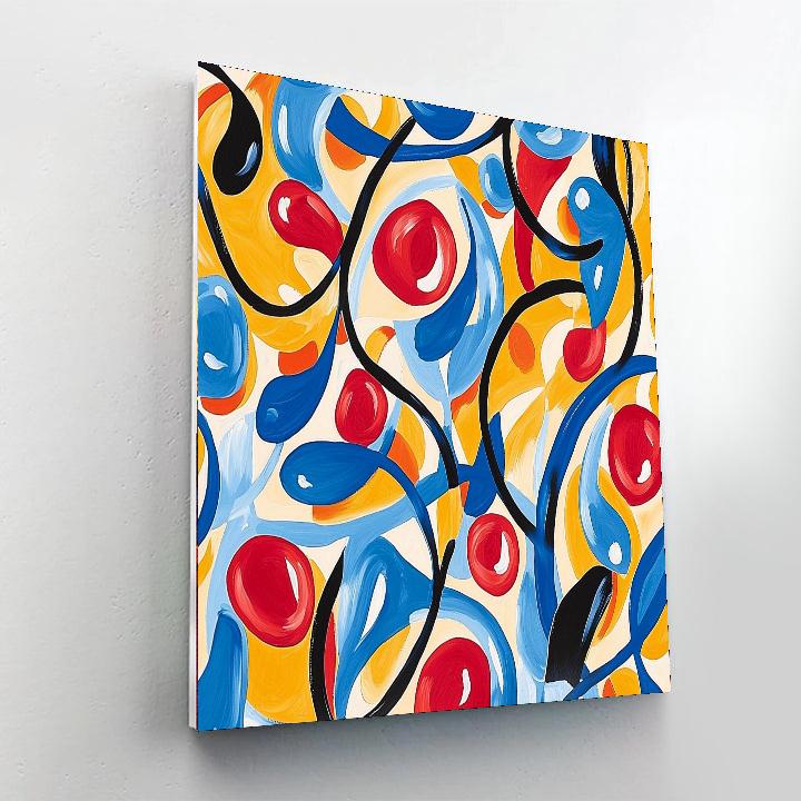 Joan Miró Inspired Imaginative Patterns  Painting By Numbers Kit