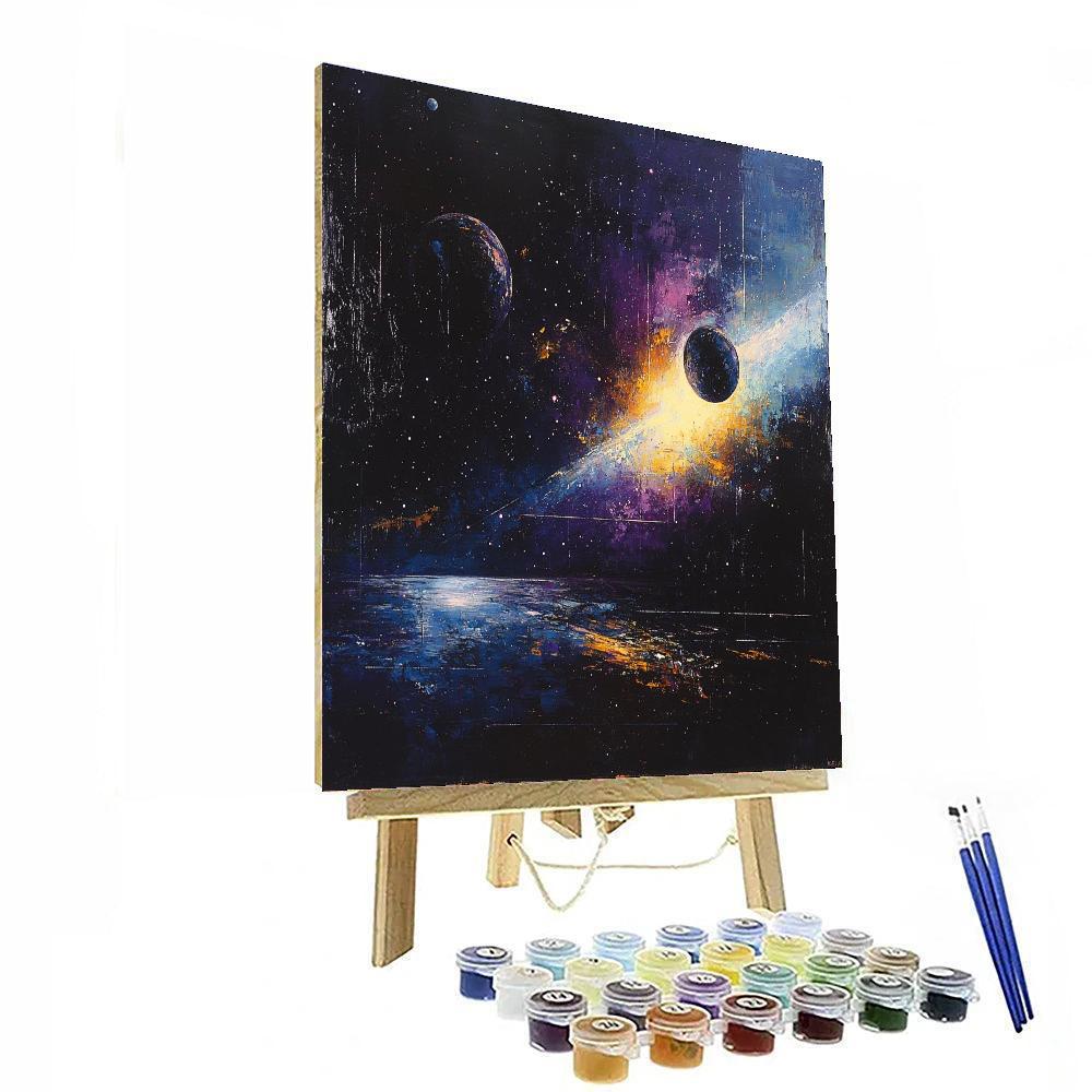 Caravaggio Inspired Reverie Of The Cosmos  DIY Paint By Numbers