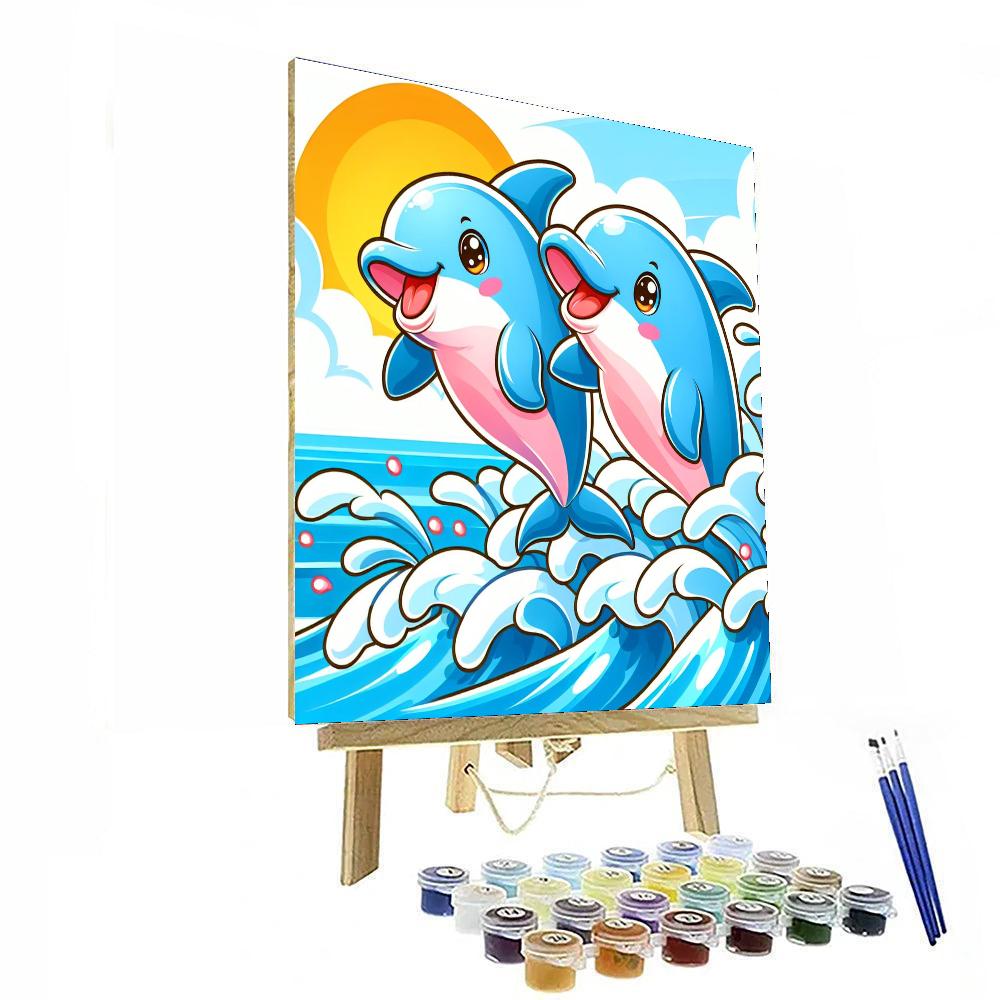 Happy Ocean Adventure Paint By Numbers Art