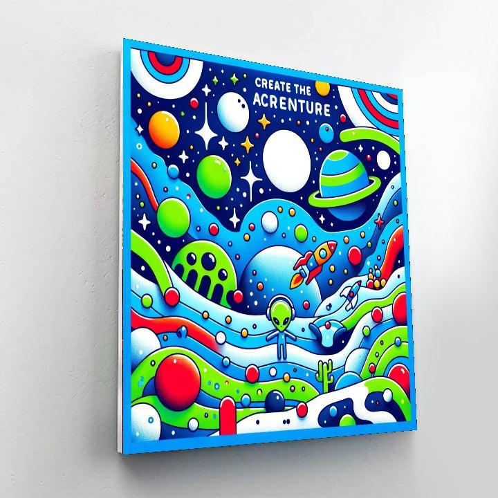 Starry Stitch Adventures Paint By Numbers Art