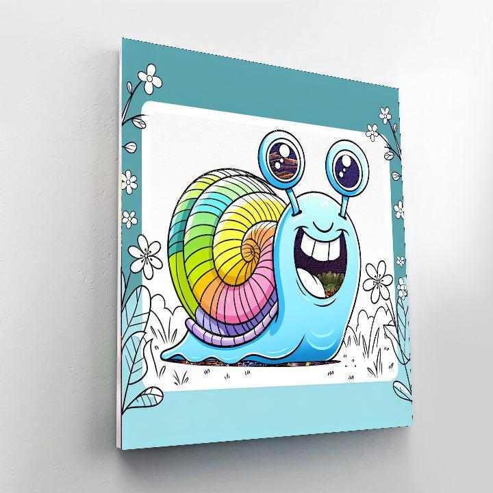 Funny Snail Paint By Color