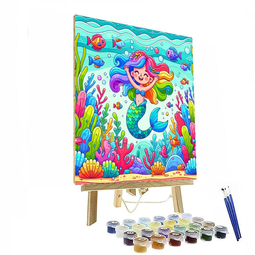 Sassy Mermaid Adventure Painting By Numbers Kit