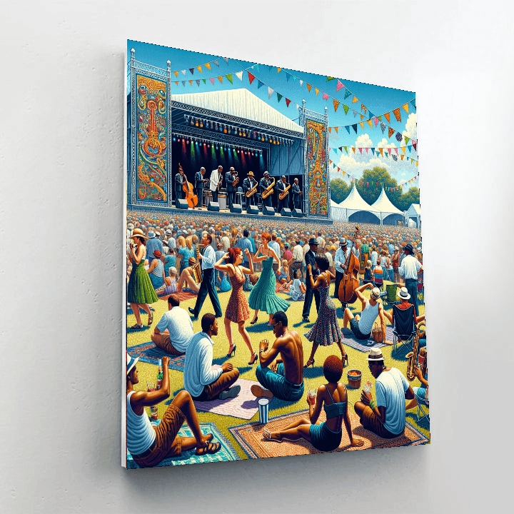 Jazz And Heritage Festival - Usa Numbered Painting Kits