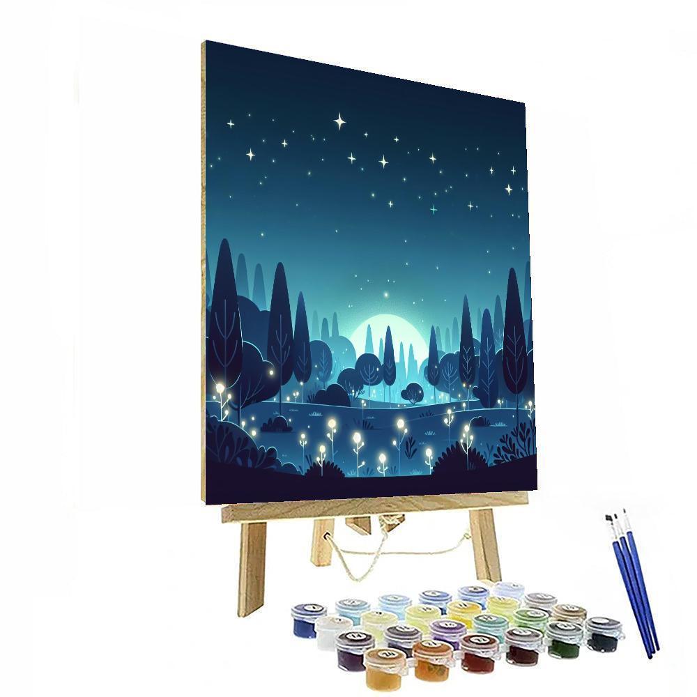 Ethereal Enchanted Evening Paint By Numbers