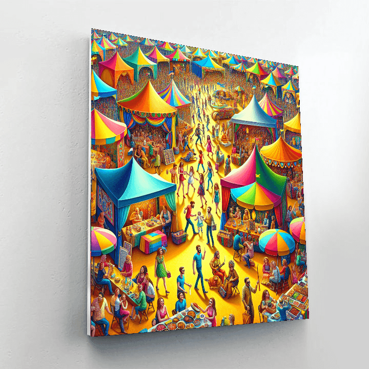 The Adelaide Fringe Festival - Australia Paint By Numbers Kits