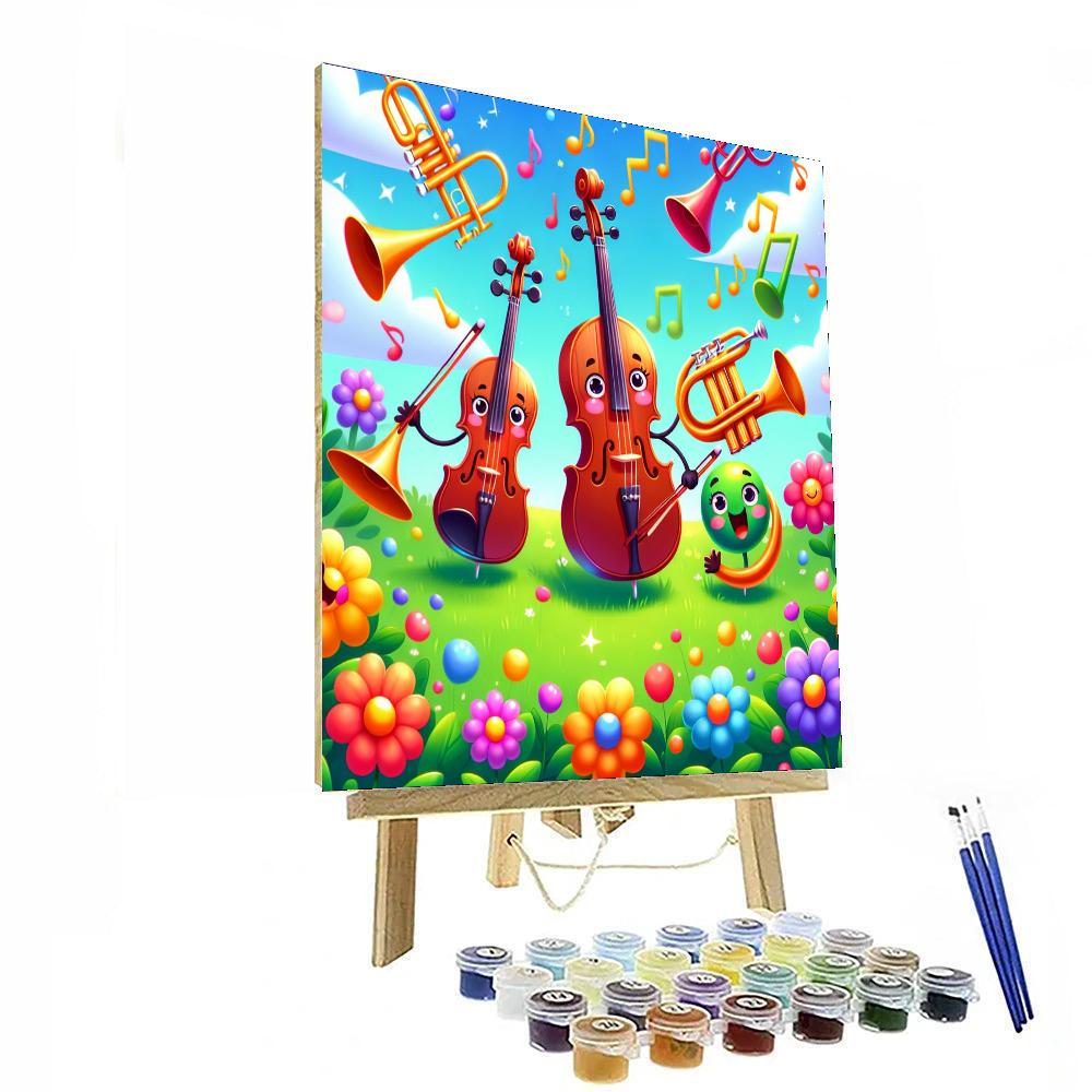 Magical Music Meadow Numbered Painting Kits