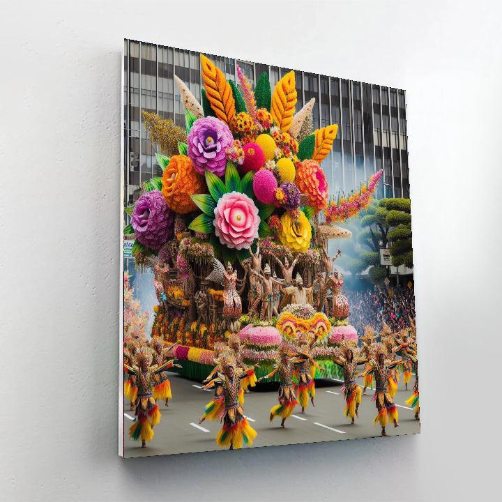 Panagbenga Flower Festival - Philippines Number Painting