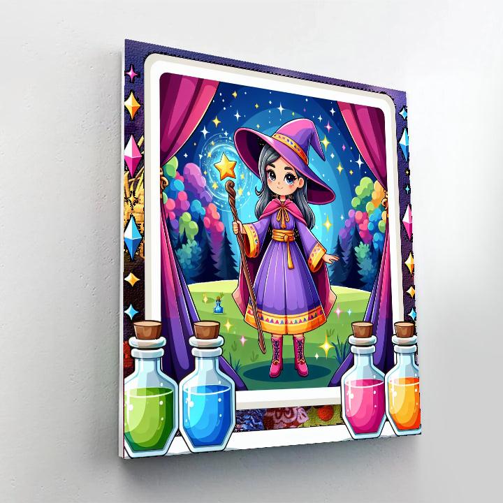Magical Wizard's World Painting By Numbers Kit