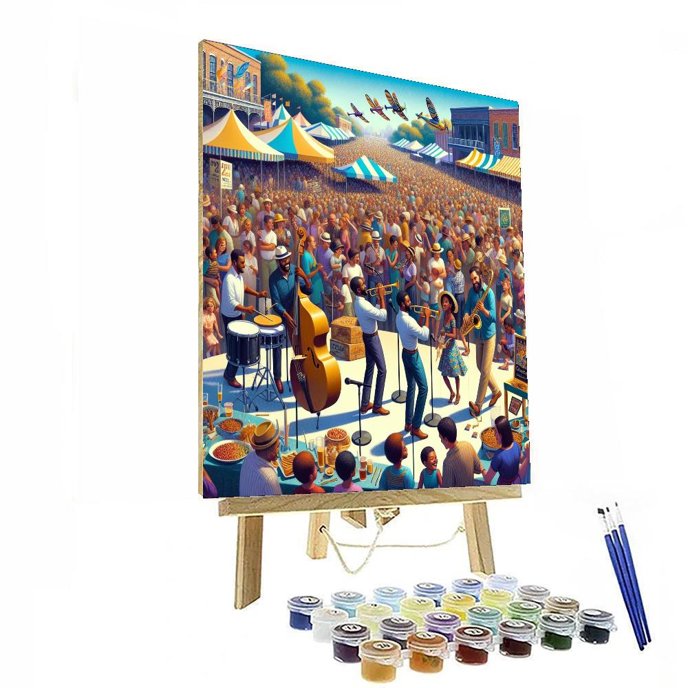 New Orleans Jazz And Heritage Festival - United States Number Painting