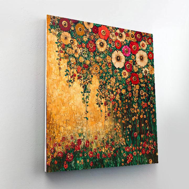Gustav Klimt Inspired Charming Flora  Paint By Number
