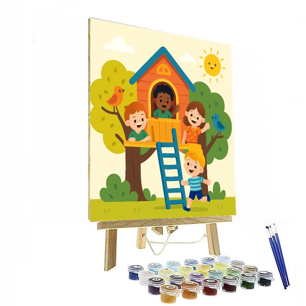 Adventures In A Treehouse Paint By Number