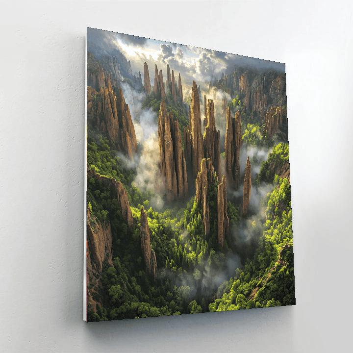 Zhangjiajie National Forest Park - China DIY Paint By Numbers