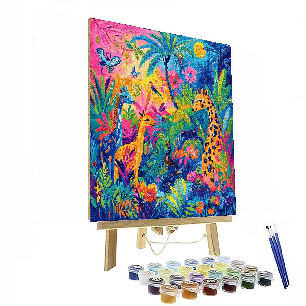 Henri Matisse Inspired Wild Symphony  Number Painting