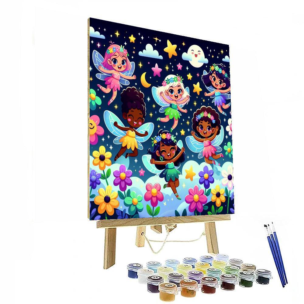 Magical Night In Fairyland Paint By Numbers