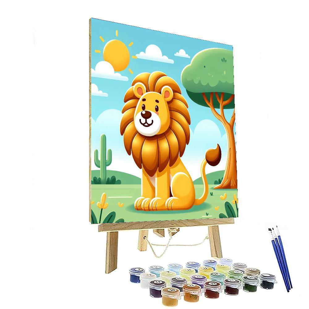 Mighty Lion Paint By Numbers Kits