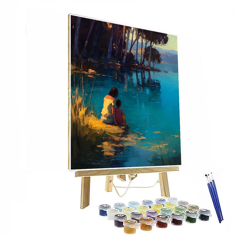 Mother's Nature Retreat Painting Number Kit