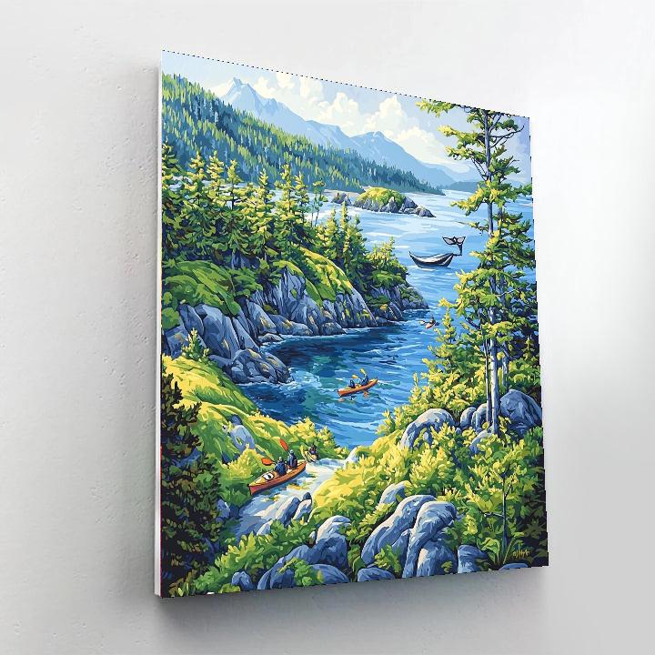 San Juan Islands Numbered Painting Kits