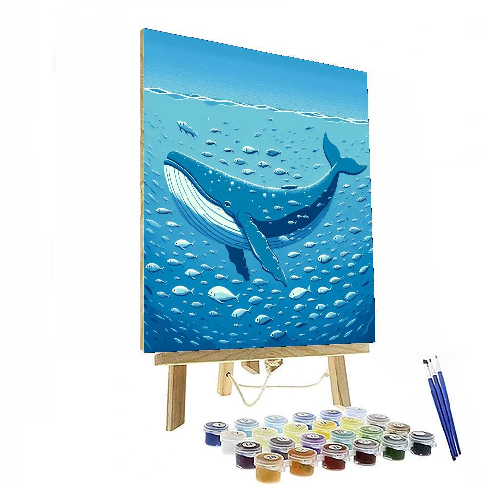 Whale's Oceanic Voyage Paint By Number
