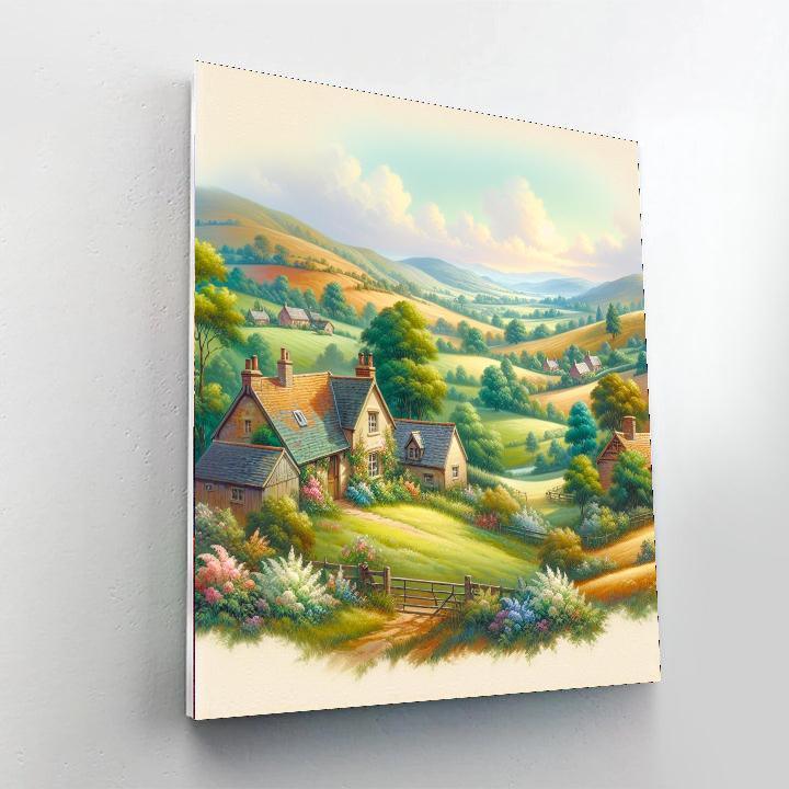 Countryside Charm Retreat Numbered Painting Kits