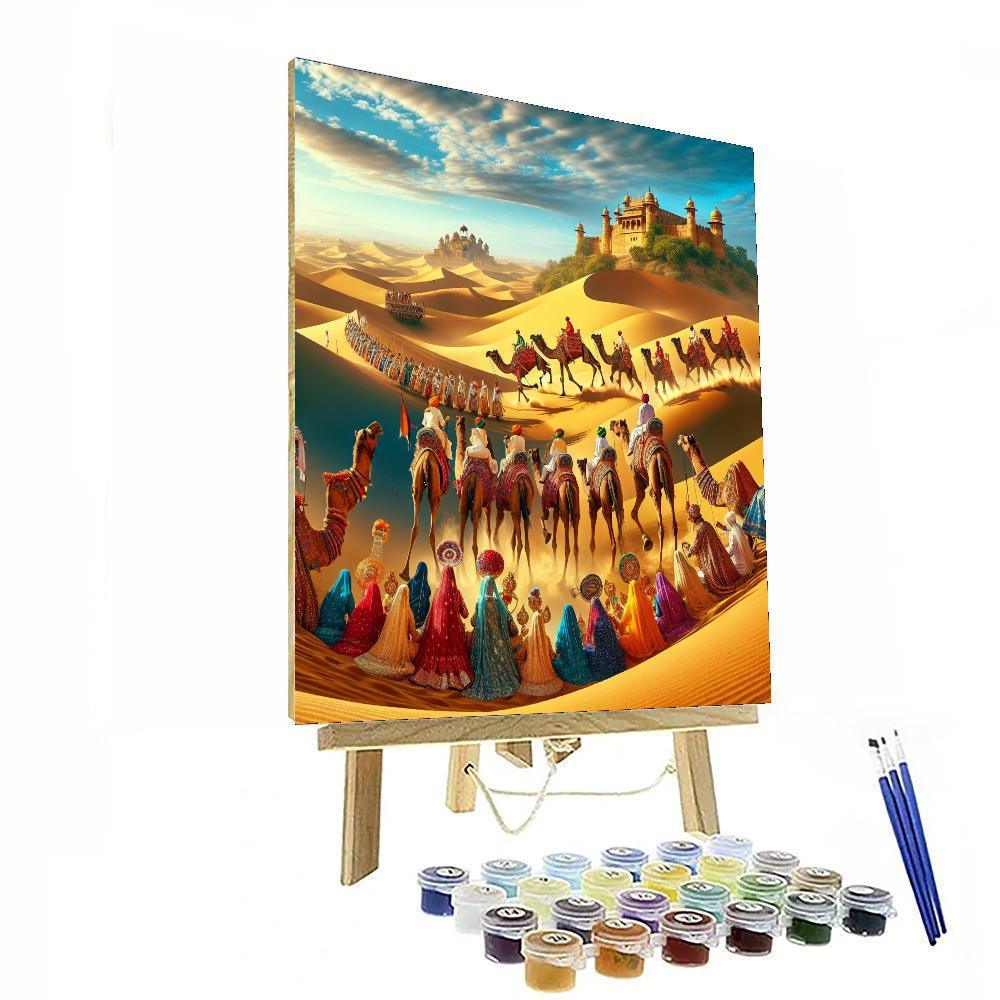 Camel Festival - Bikaner, India Number Painting