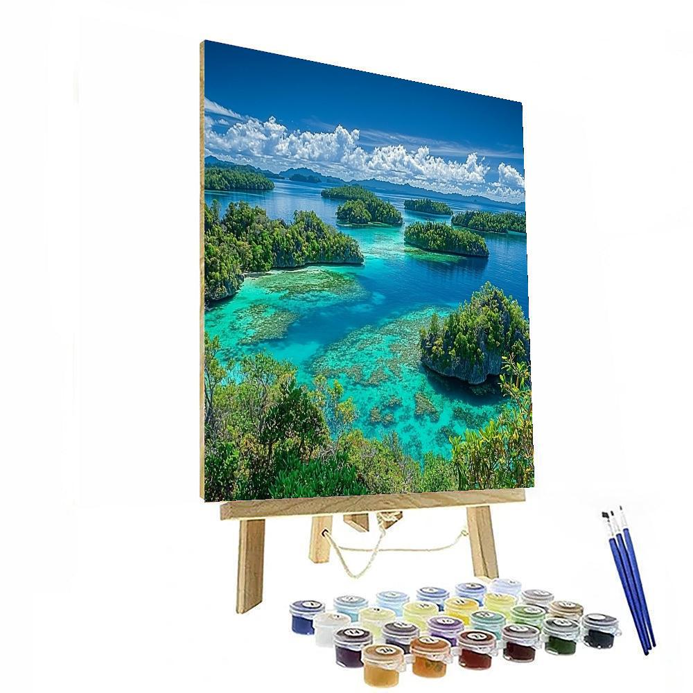 Raja Ampat Islands - Indonesia Numbered Painting Kits