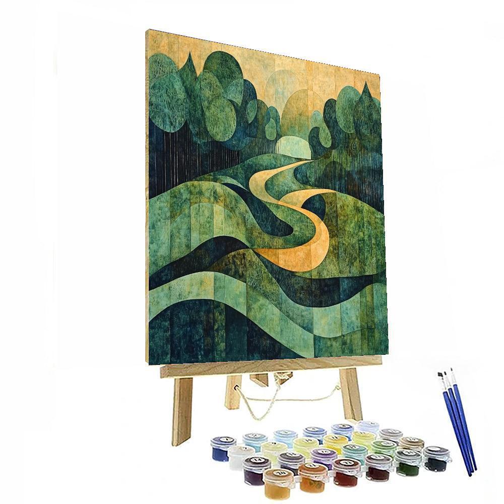 Max Ernst Inspired Mysterious Landscapes  Paint By Numbers