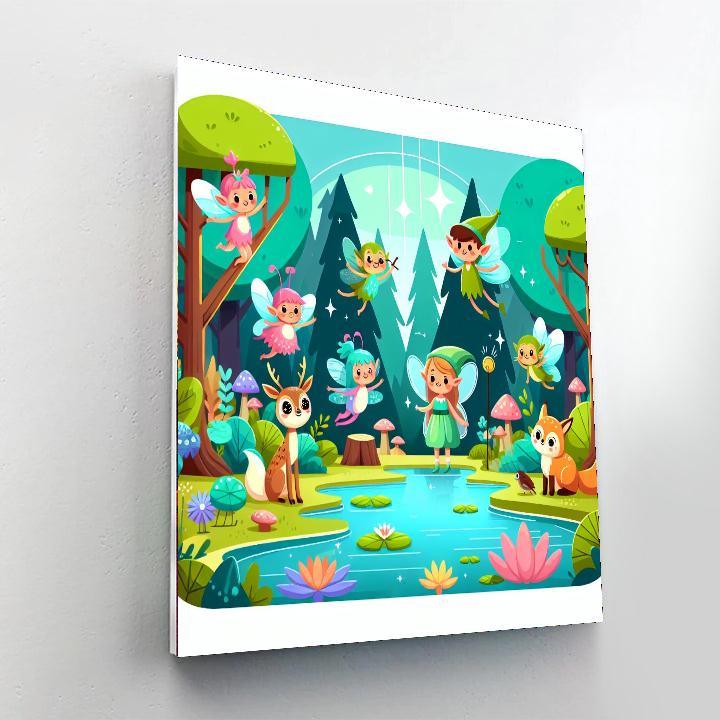 Mystic Forest Hideaway Paint By Number