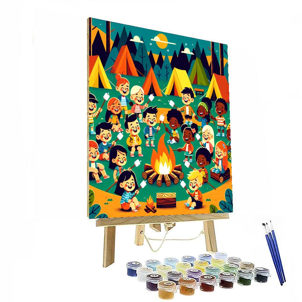 Joyful Camping Adventures Paint By Numbers