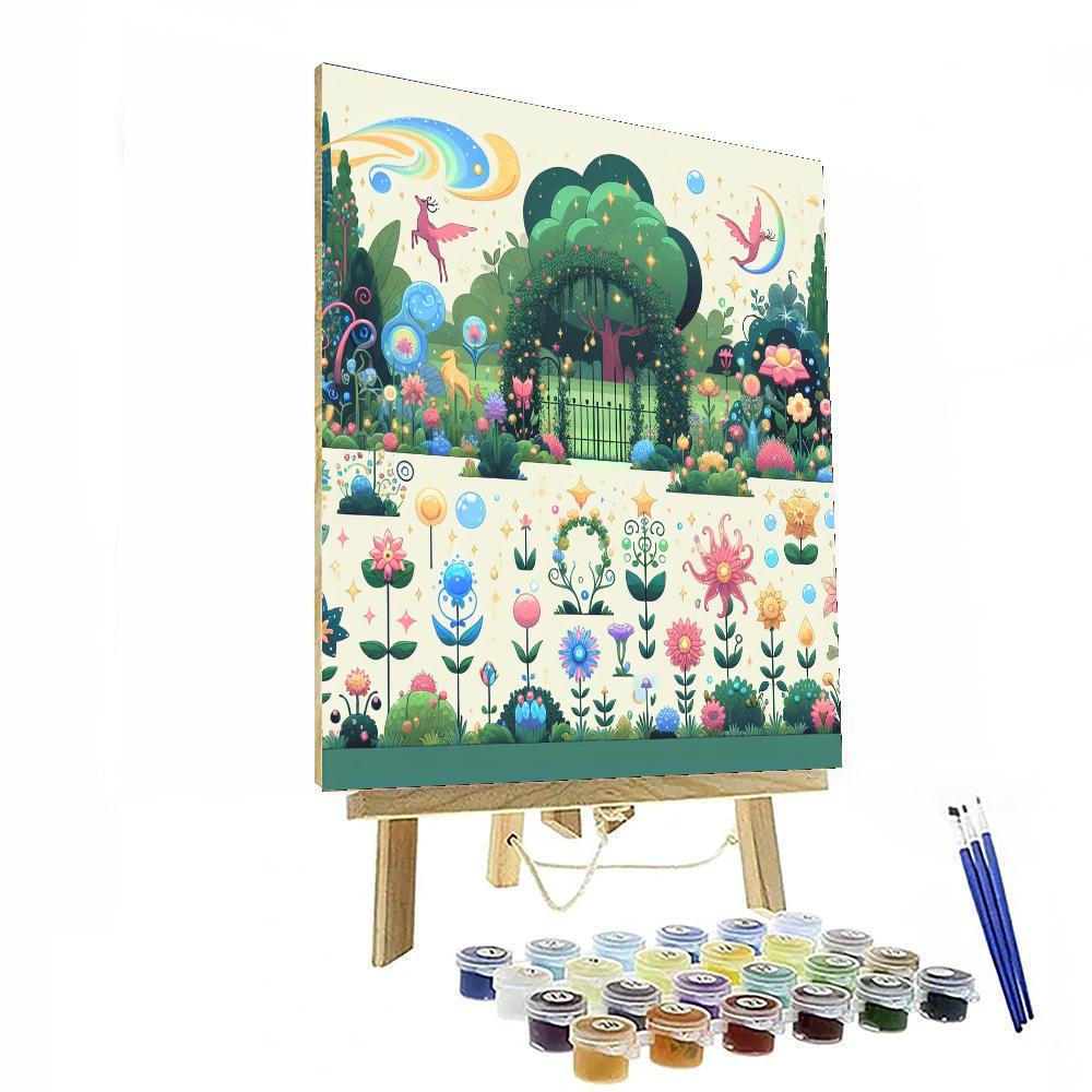 Garden Fantasy DIY Paint By Numbers