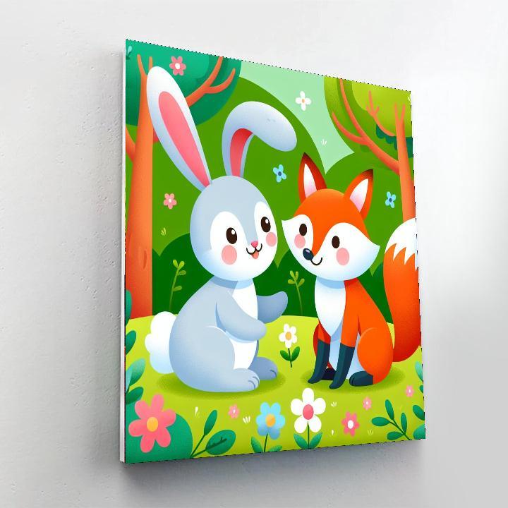 Woodland Adventure Tale Number Painting