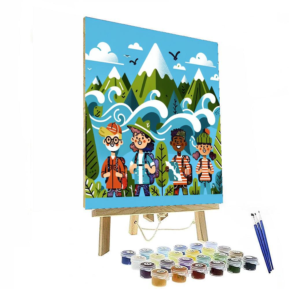 Eccentric Eco Explorers Paint By Numbers Art