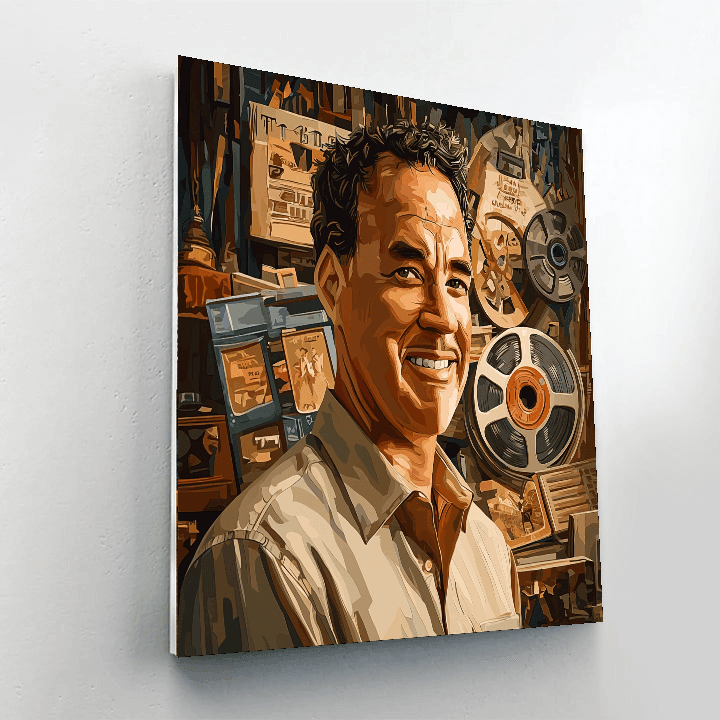 Tom Hanks: A Journey Through Life's Endless Stories Paint By Color
