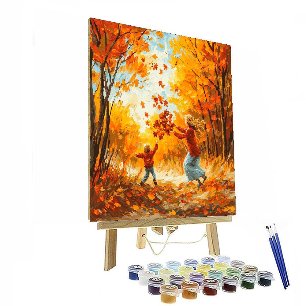 Beneath The Autumn Canopy Paint By Numbers Kits