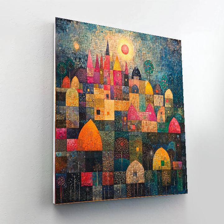 Paul Klee Inspired Infinite Possibilities  Painting Number Kit