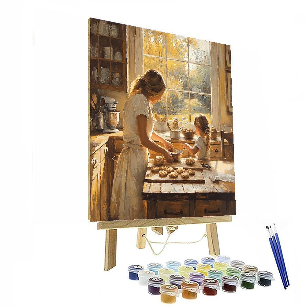 Cooking Together, Memories Forever Paint By Numbers