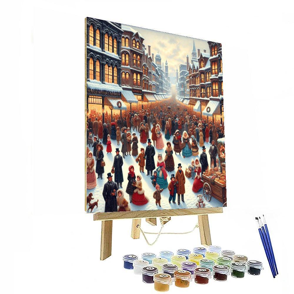 Victorian Winter Festival Paint By Numbers