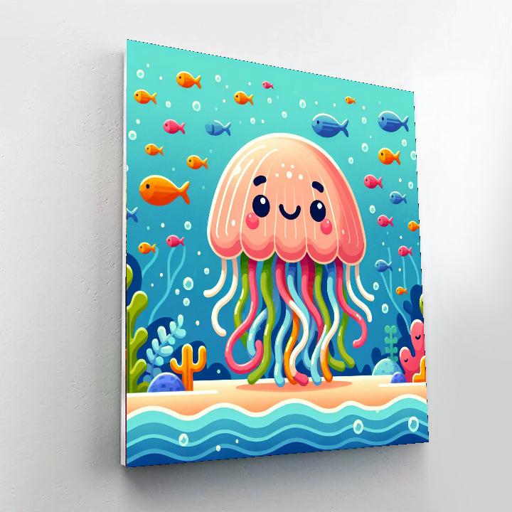 Giggly Jellyfish Paint By Color