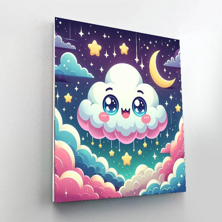 Dreamy Cloud Creatures Paint By Numbers